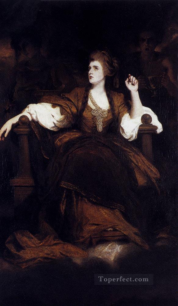 Portrait Of Mrs Siddons As The tragic Muse Joshua Reynolds Oil Paintings